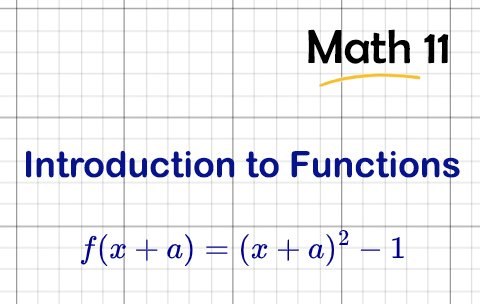 Introduction to Functions